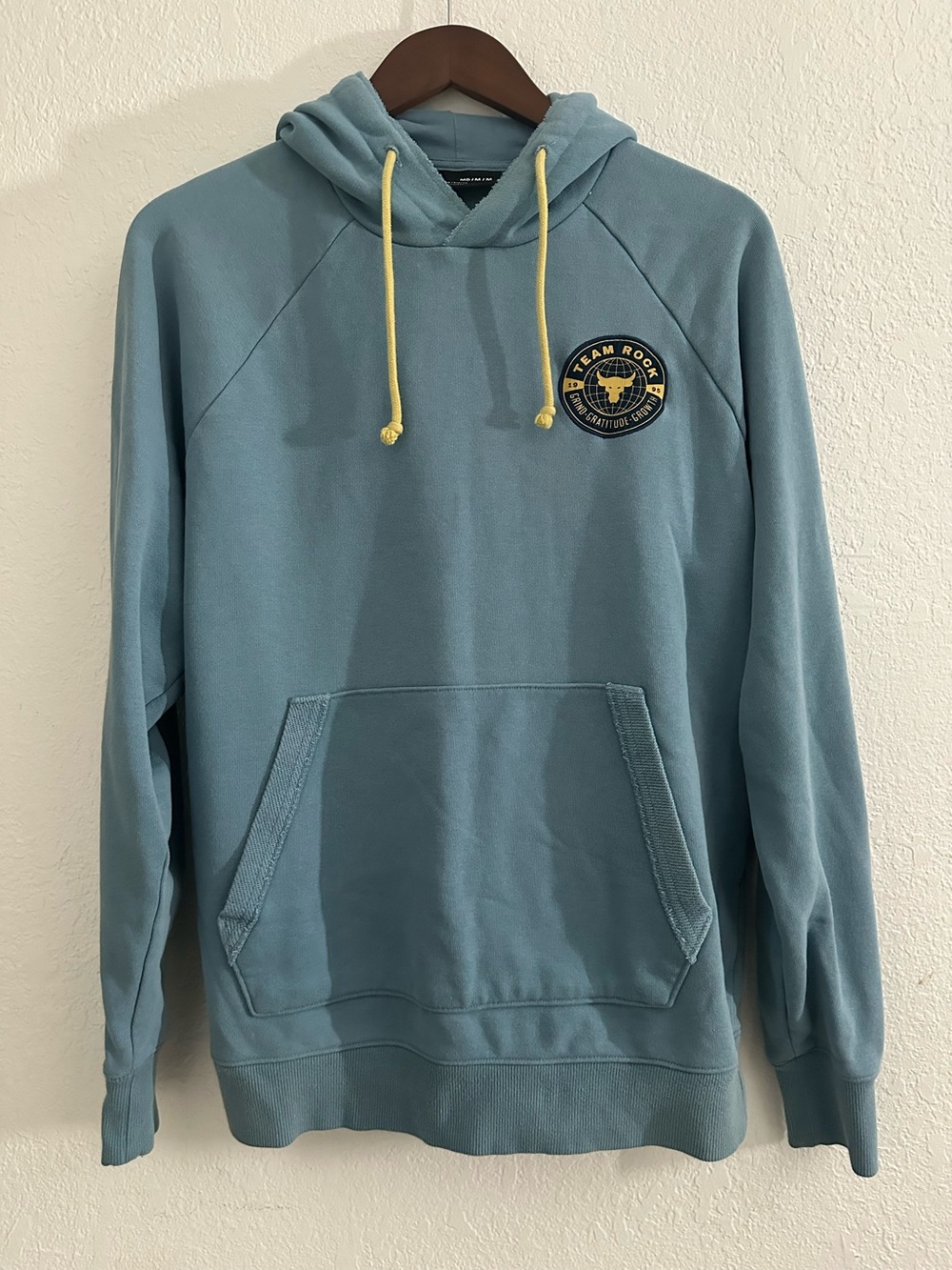 Under Armour Project Rock Hoodie Light Blue Size M